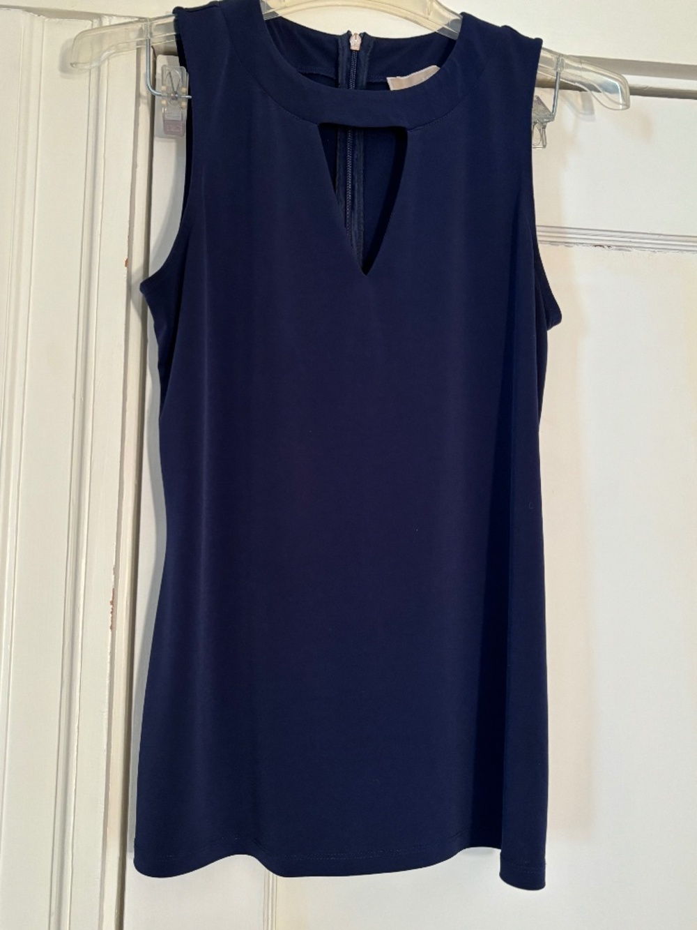 Michael Kors Sleeveless Key Hole Top Blouse